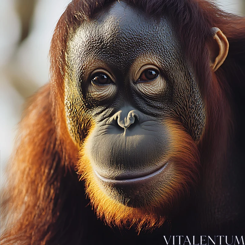 Detailed Monkey Portrait