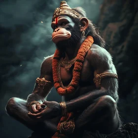 Mystical Meditating Monkey