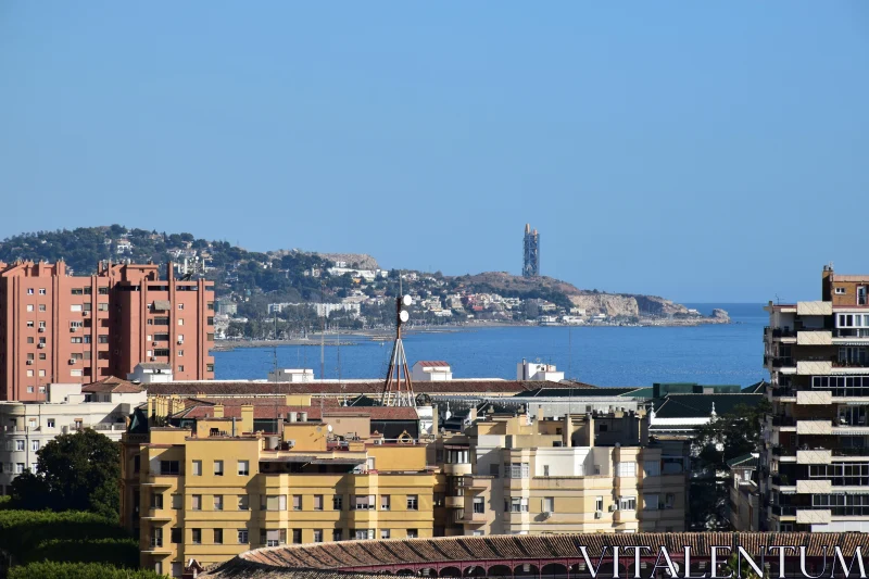 Urban Coastal Horizon Free Stock Photo