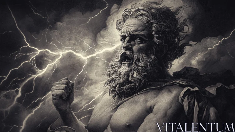 Storm God in Mythical Fury