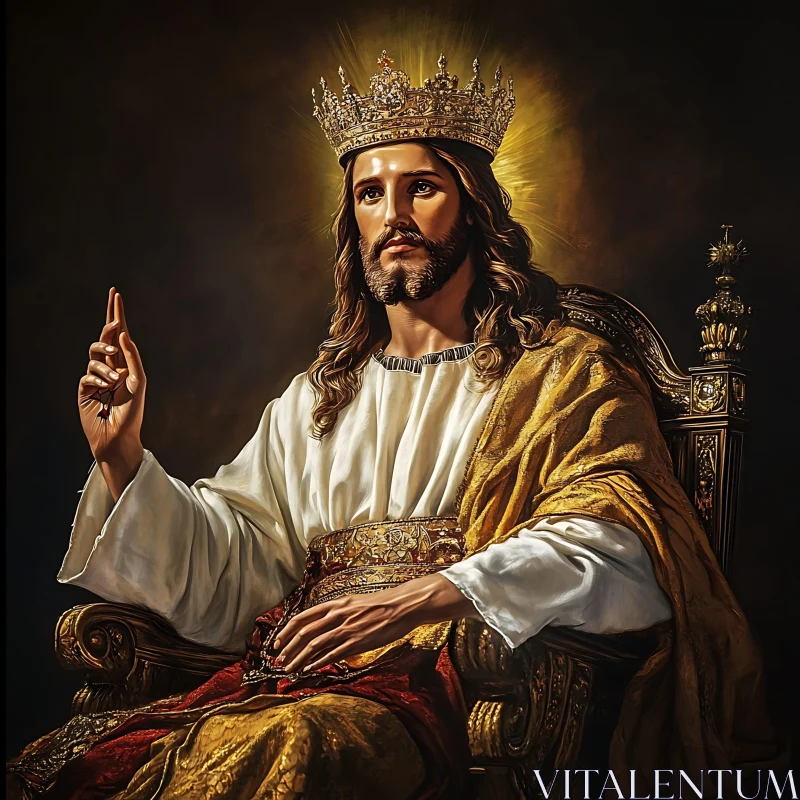 The King in Majesty: Divine Radiance The King in Majesty: Divine Radiance
