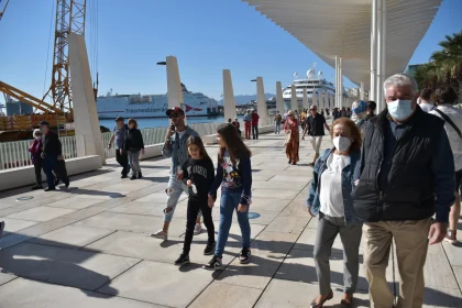 Sunny Urban Promenade