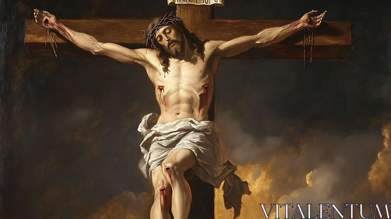 AI ART The Sacred Symbolism of Crucifixion