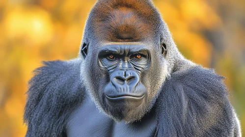 Gorilla Close-Up in Nature