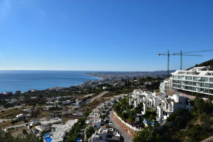 Modern Hilltop View Over Spanish Coastline