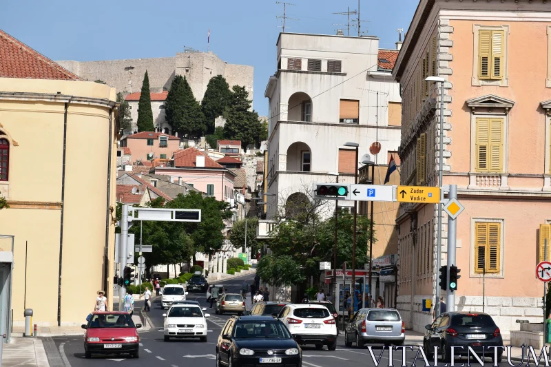 Croatia Urban Street Life Free Stock Photo