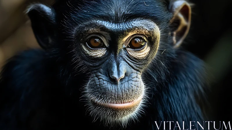 AI ART Detailed Monkey Portrait