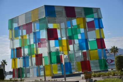 Colorful Glass Architecture by the Sea