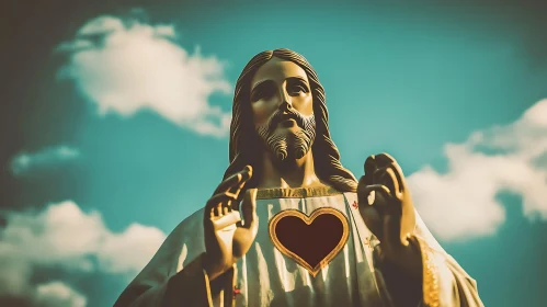 Sacred Heart of Jesus Statue