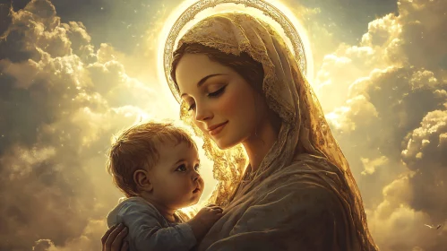 Heavenly Depiction of Motherhood