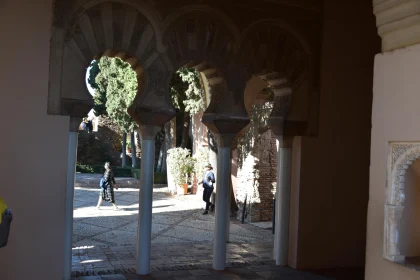 Historic Spanish Courtyard with Arches