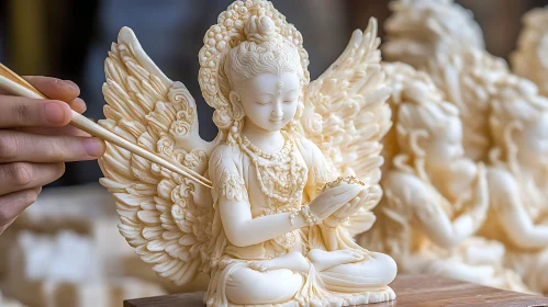 Meticulously Crafted Angel Figurine