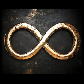 Abstract Gold Infinity Art