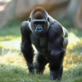 Formidable Gorilla in the Wild