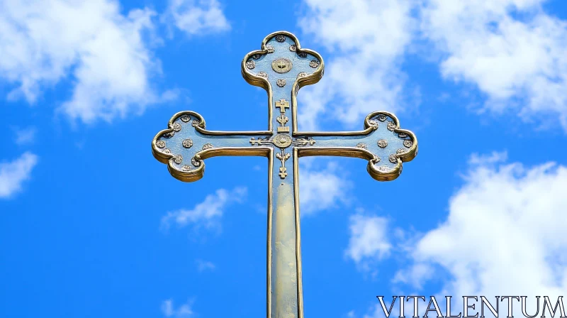 Faith Symbol in Sky AI Image