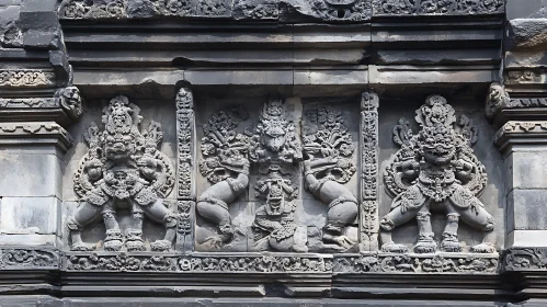 Mythological Figures Stone Carving