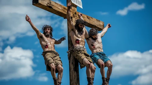 Ancient Cruelty: Three Men Crucified