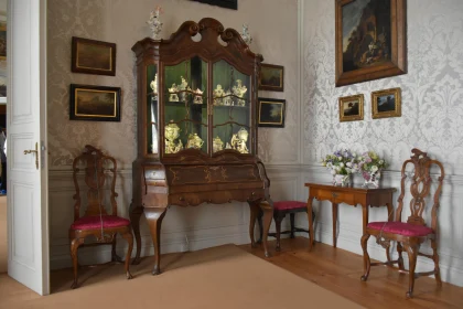 Antique Interior with Ornate Furniture