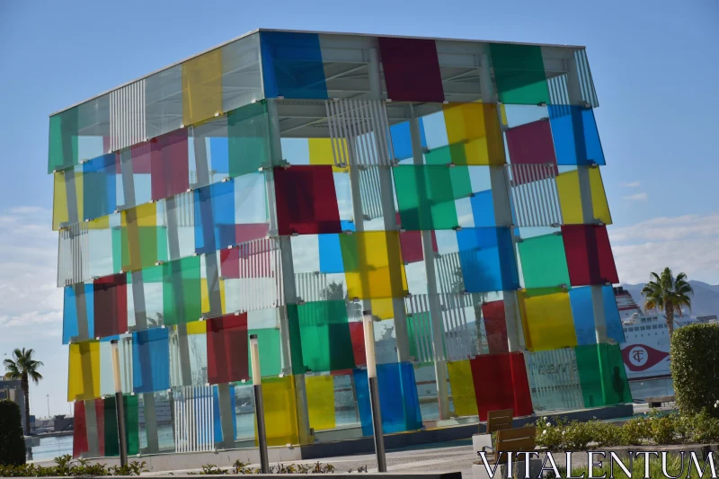 PHOTO Colorful Glass Architecture by the Sea