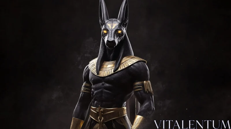 AI ART Anubis the Egyptian God