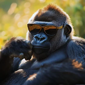 Gorilla Rocking Sunglasses in Nature
