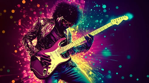 Psychedelic Guitar Performance