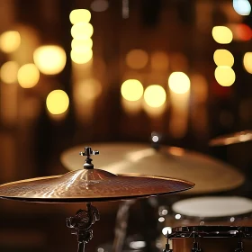 Cymbal and Bokeh Lights