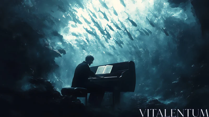 AI ART Ethereal Underwater Music