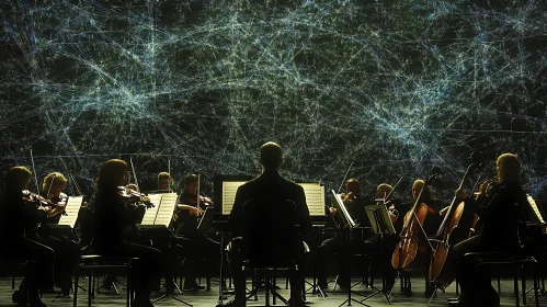 Futuristic Orchestra Concert