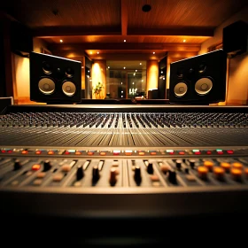 High-Quality Recording Studio Sound Control Panel