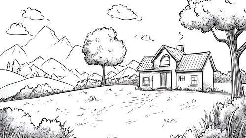 Serene Rural Home in Mountainous Area