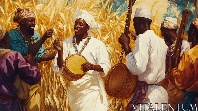 Festive Music and Dance in the Fields