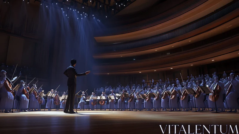 Orchestral Performance with Conductor