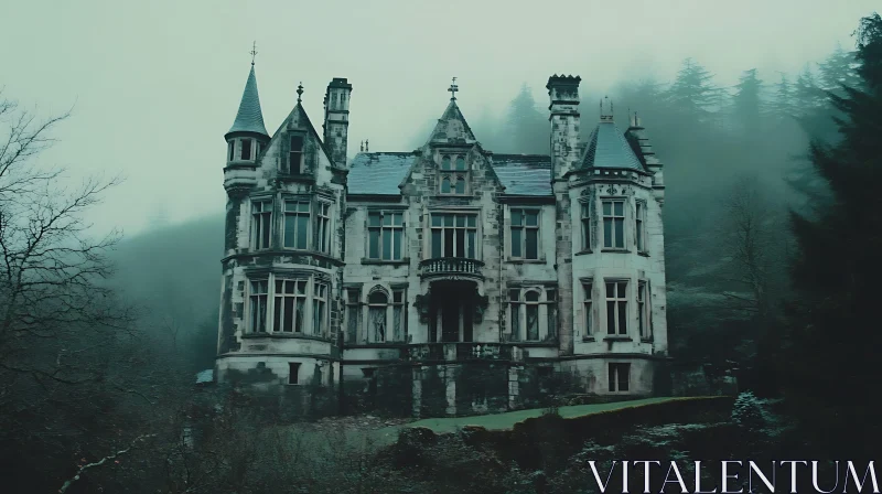 Mysterious Mansion in the Mist