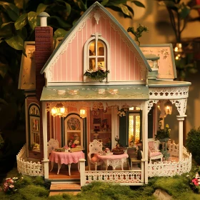 Intricately Designed Miniature Victorian House