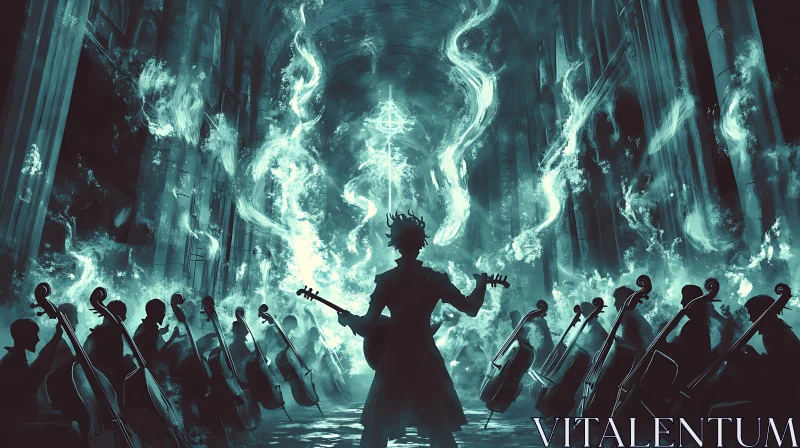 AI ART Fantasy Symphony in Dramatic Light