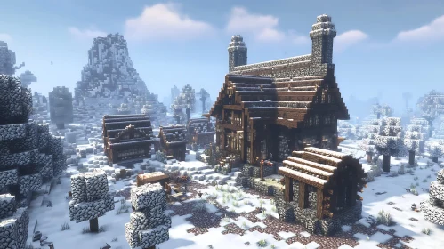 Charming Winter Wonderland Village