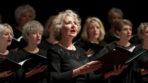 Expressive Women’s Choir Singing