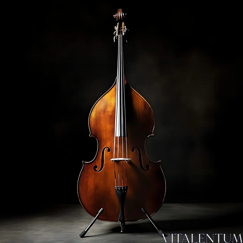 AI ART Classic Wooden Double Bass