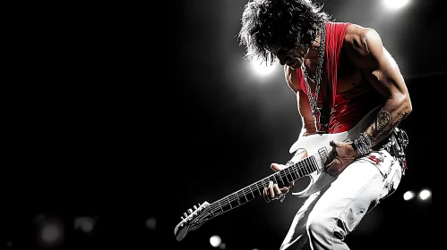 Rock Guitarist Live in Concert