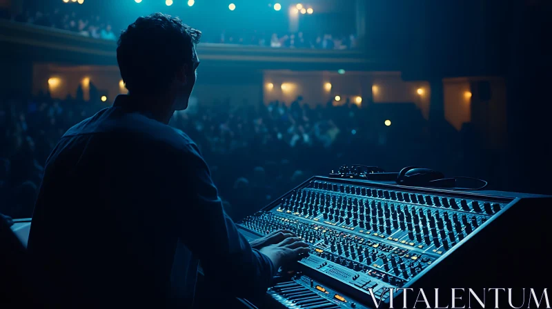 Concert Sound Engineering AI Image