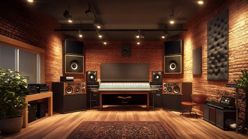 High-End Music Studio Interior Design