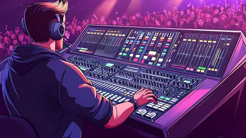 Concert Sound Management Scene