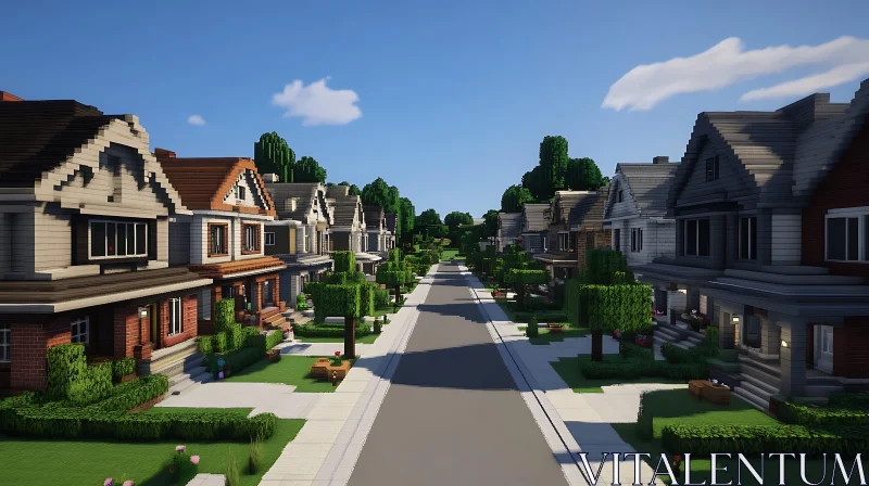 Suburban Homes in Minecraft
