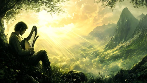 Harmonious Moment in Scenic Nature