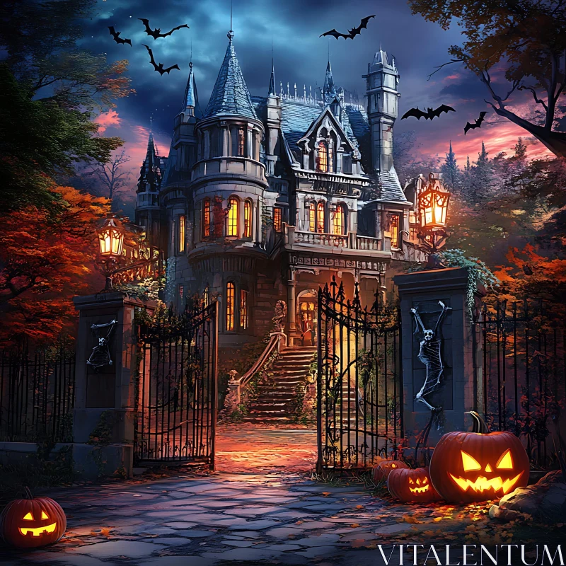 Haunted House in Autumn