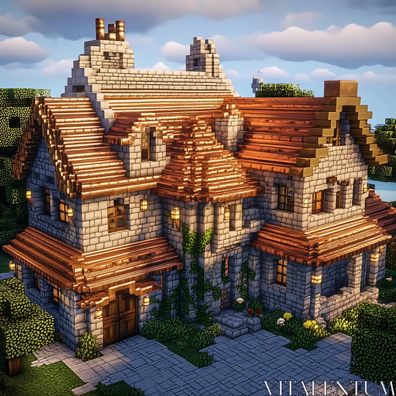 Minecraft Medieval Architecture House