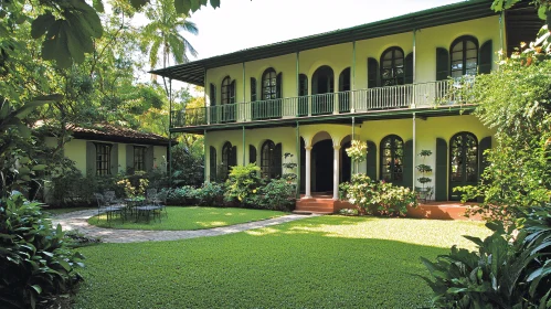 Colonial Architecture in Green Surroundings