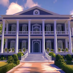 Magnificent Colonial House with Columns