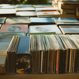 Nostalgic Vinyl Albums Array